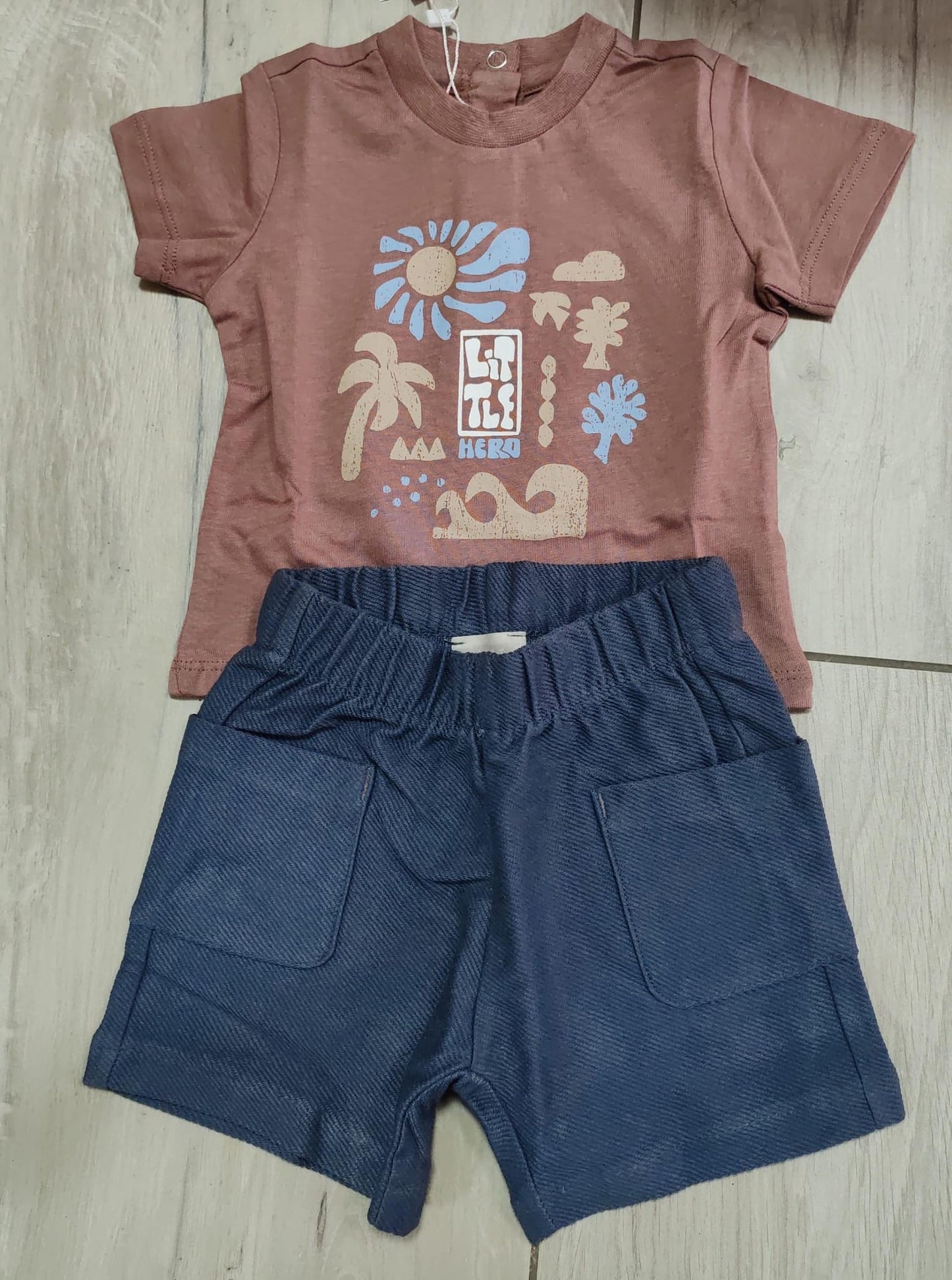 Compl.estivo mattone e blu -Chicco