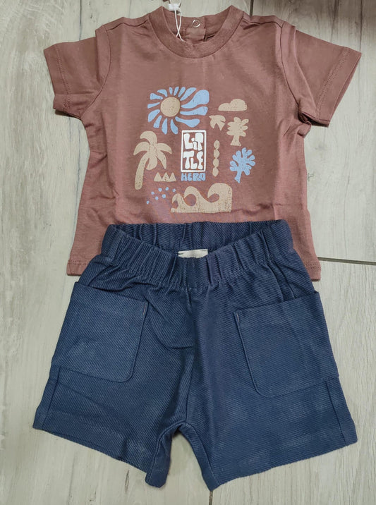 Compl.estivo mattone e blu -Chicco