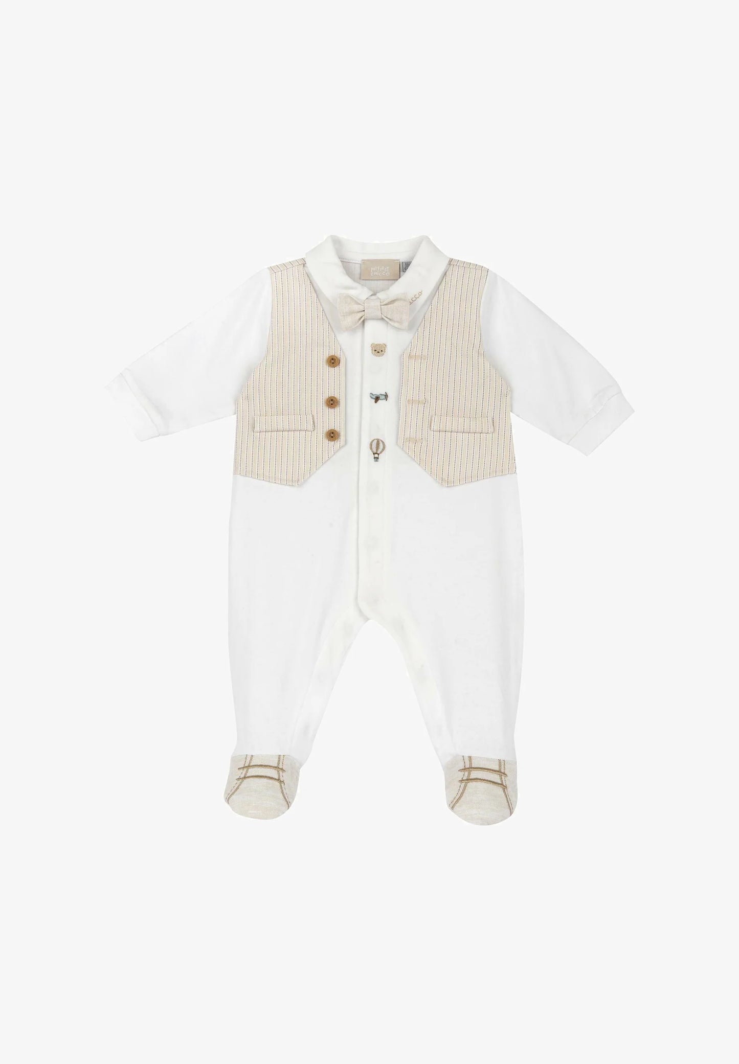 Tutina con gilet e papillon - Chicco
