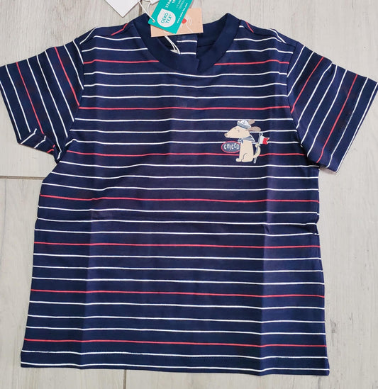 T-shirt a righe blu - Chicco