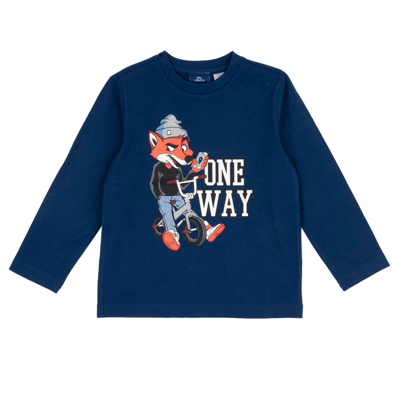 Maglia blu volpe - Chicco
