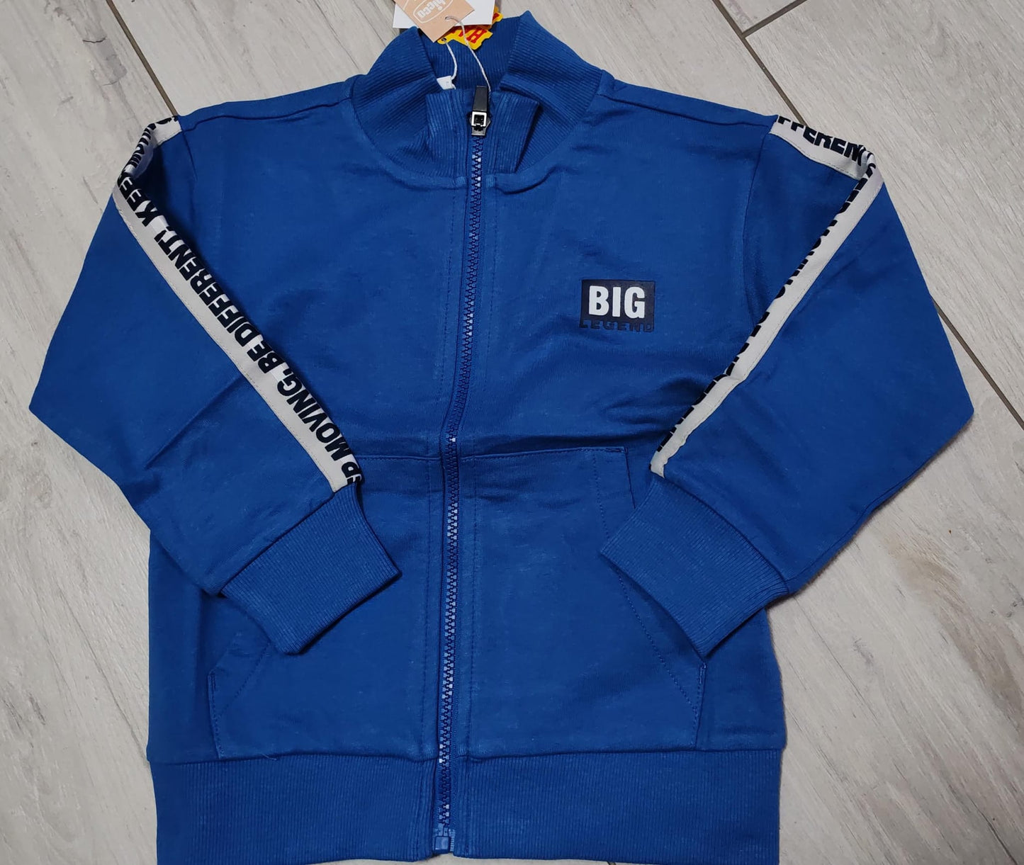 Felpa blu elettrico zip - Chicco