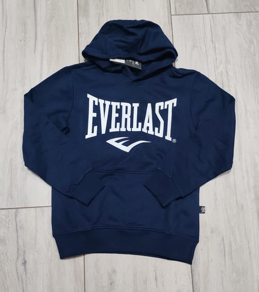 Felpa Everlast blu cappuccio