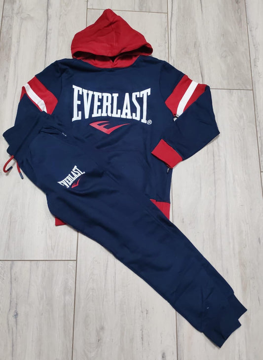 Tuta Everlast blu e rossa