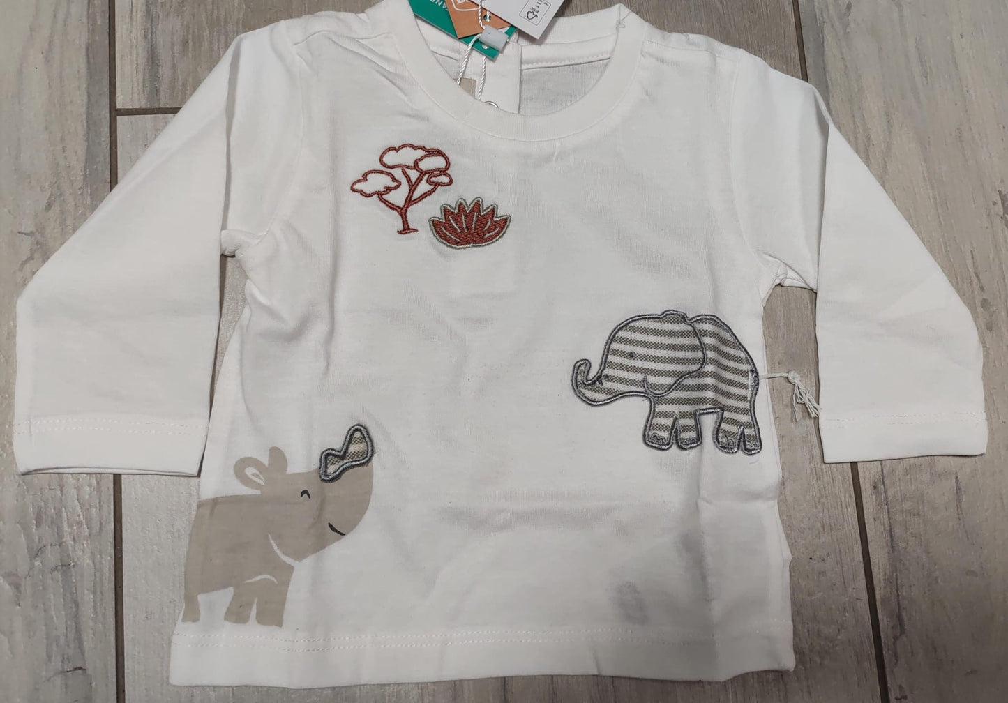 Maglia bianca savana - Chicco