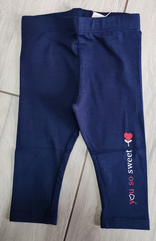 Leggings blu scritta - Chicco