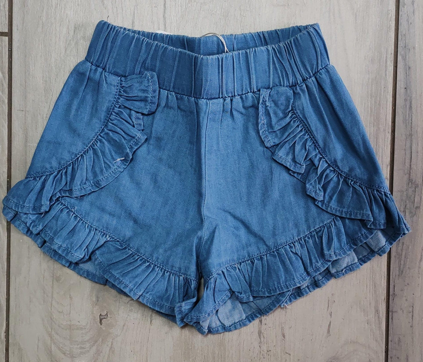 Pantaloncini effetto denim arricciati - Chicco