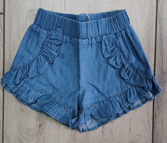 Pantaloncini effetto denim arricciati - Chicco