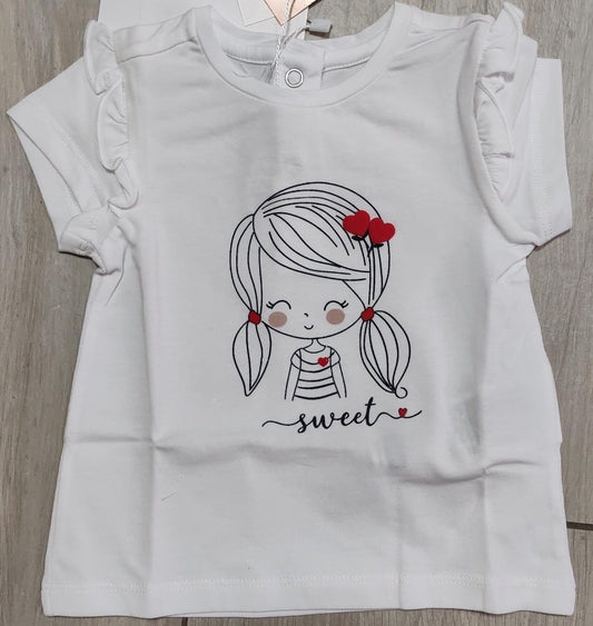 T-shirt bianca bimba - Chicco