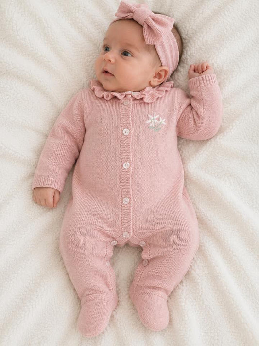 Tutina Tricot Rosa- Chicco