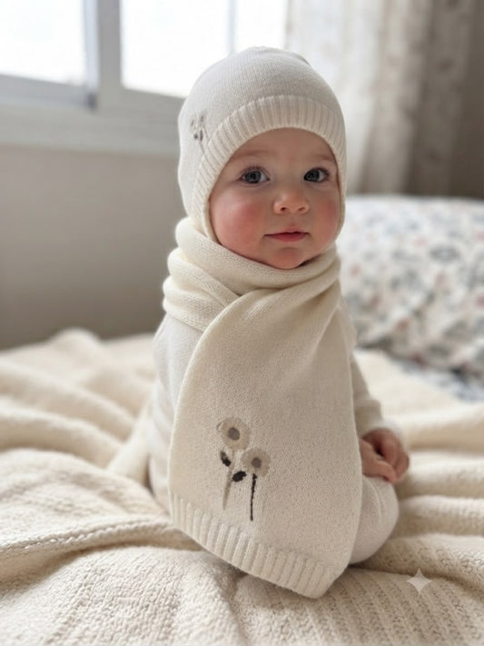 Set Cappello/Sciarpa Panna- Chicco