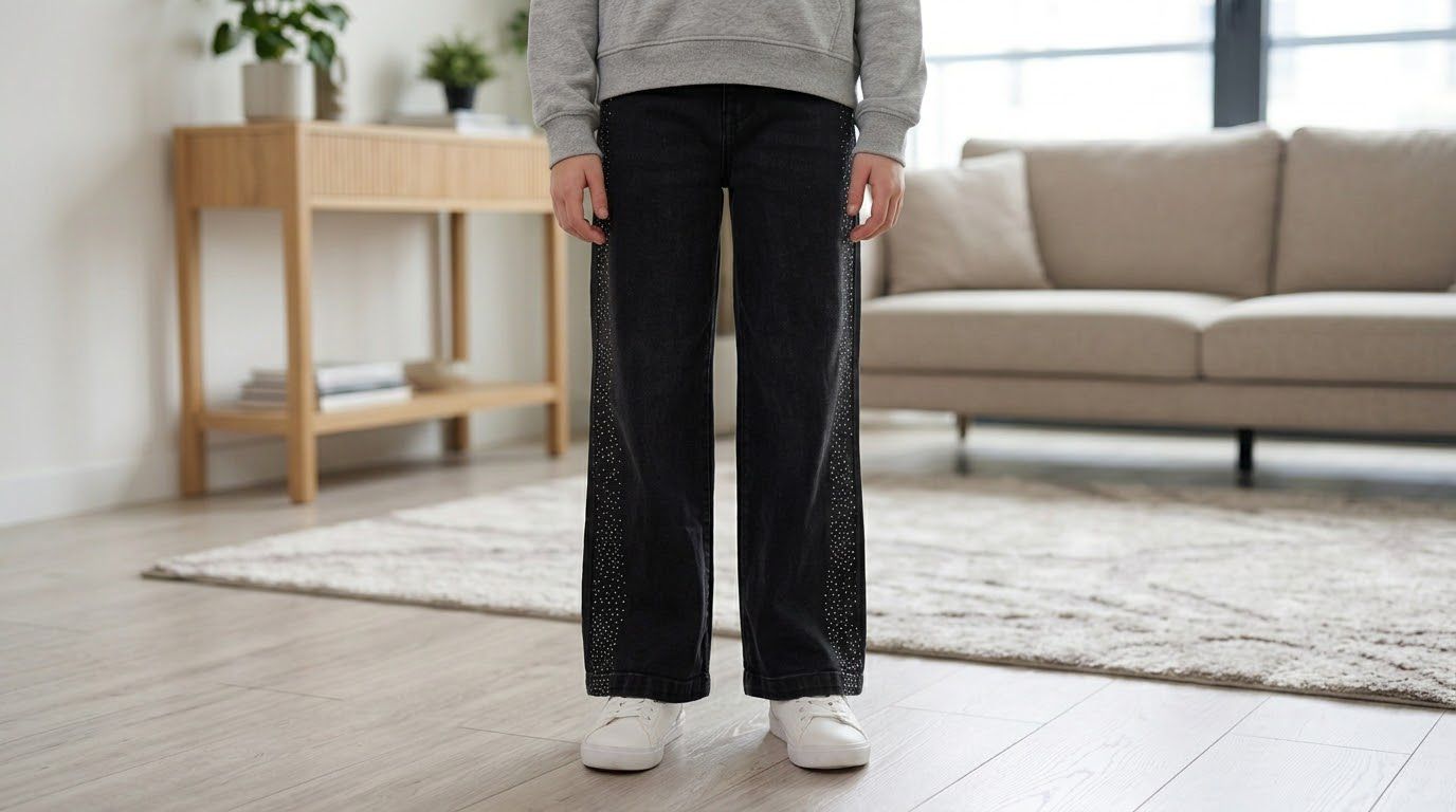 Jeans Neri Strass- Chicco
