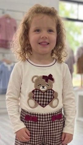T-Shirt Maniche Lunghe Orsetto Cuore- Chicco