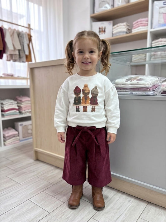 Completo Bianco/Vinaccia- BabyVip