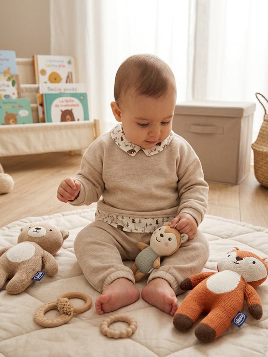Completo Beige Bosco- BabyVip