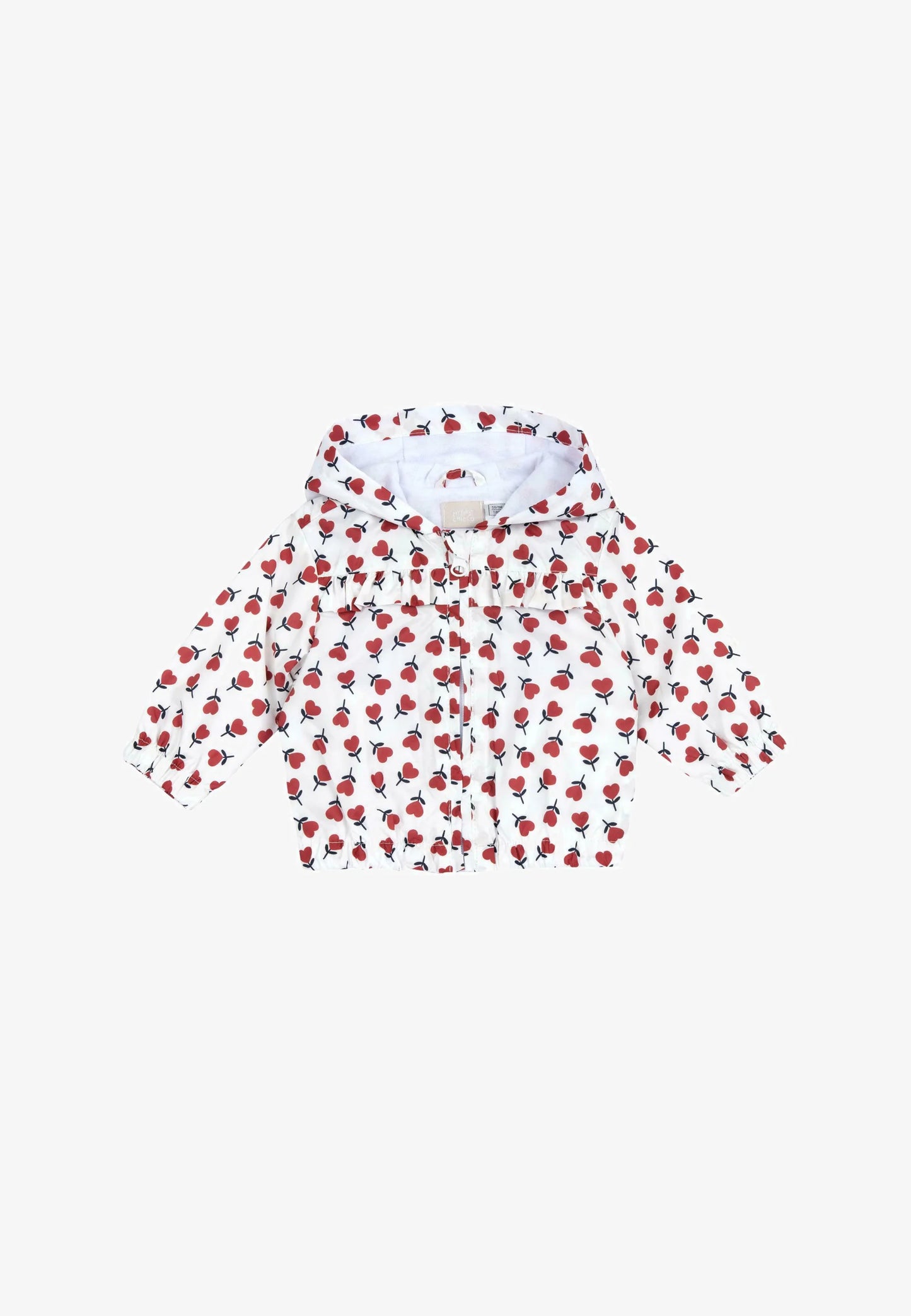 Giubbotto antivento con cuori rossi - Chicco