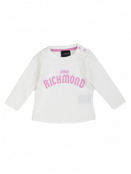 maglia logo rosa john richmond